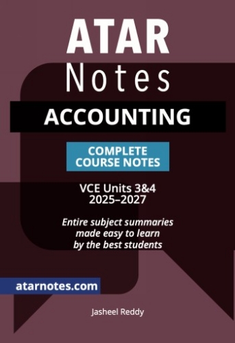ATAR Notes: VCE Accounting 3&4 (2025-2027)